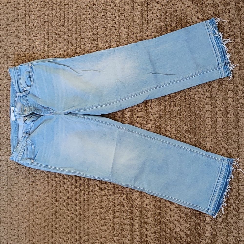Loft Wide Leg Cropped Jeans